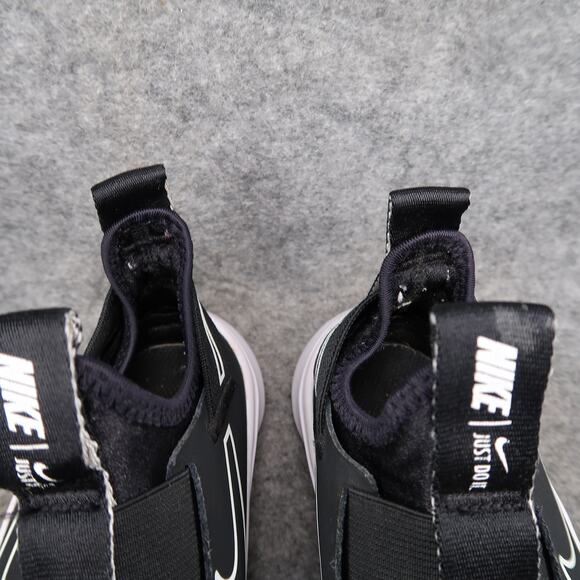 Nike Shoes Kids Toddler 12C Flex Sneaker Slip On Running Play Active Black White - Picture 3 of 11